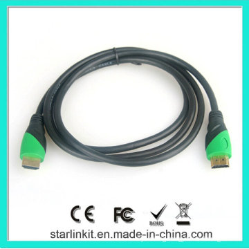 High Speed HDMI Cable 3D 4k Gold Plated Black Green